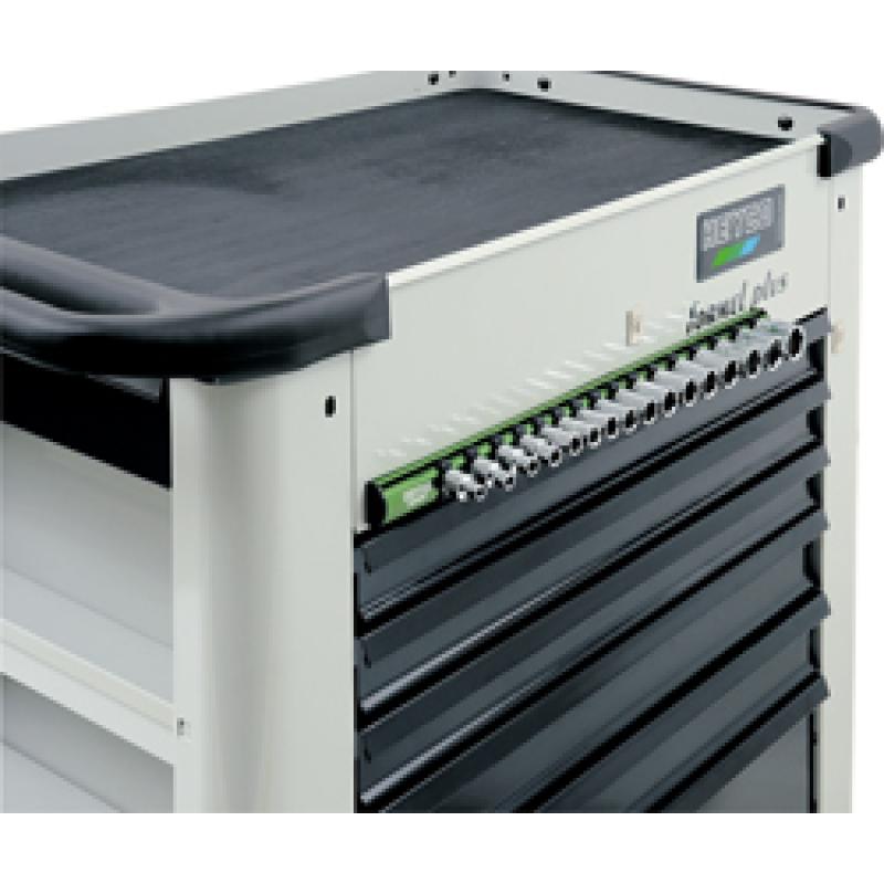 Heyco 00025700083 Aluminum Socket Rail Set, 1/4", 25-70-M, 13 Pc.