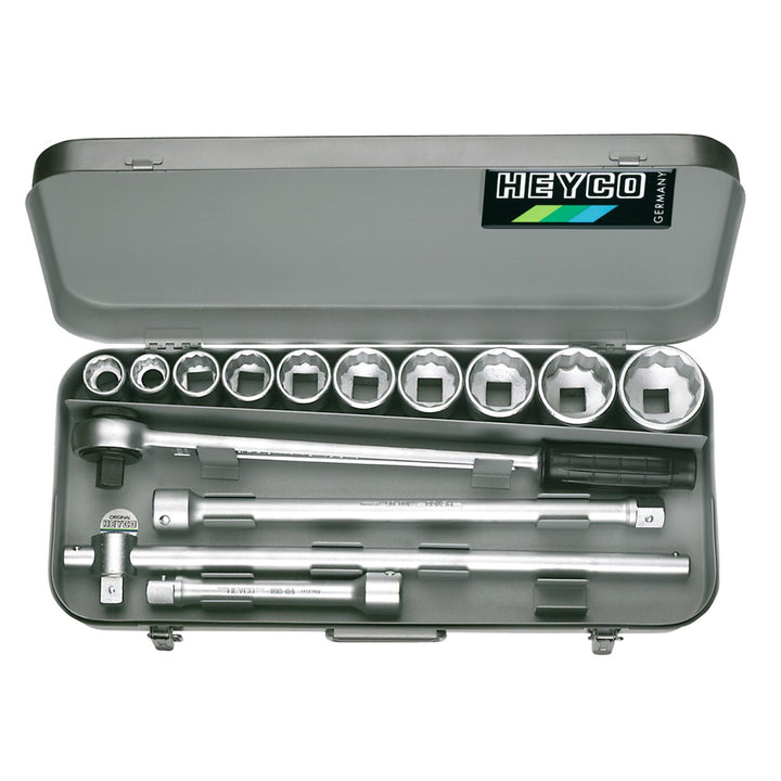 Heyco 00101600080 Socket Set, 3/4 Inch, 14 Pcs
