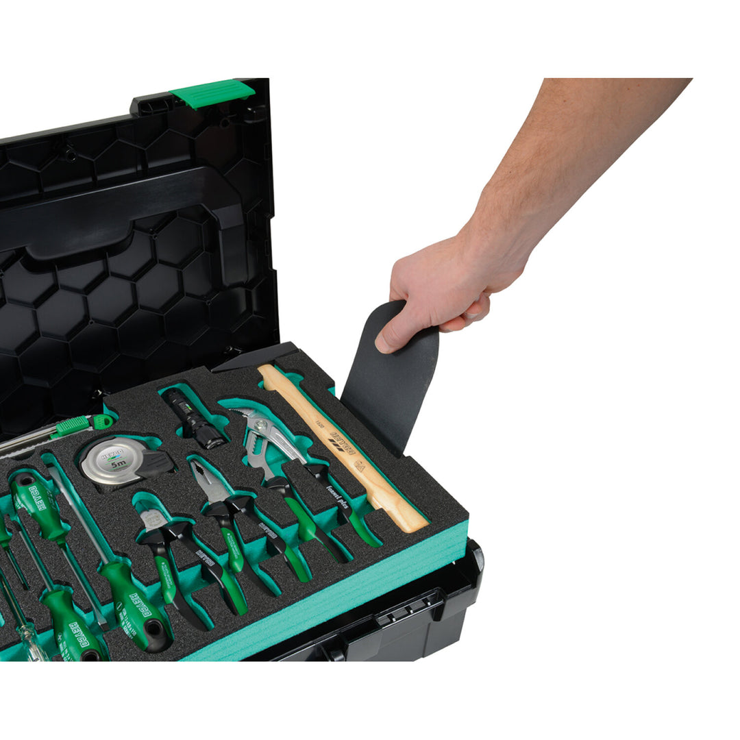 Heyo 00200675082 Tool set Expert in L-Boxx, 77 pcs