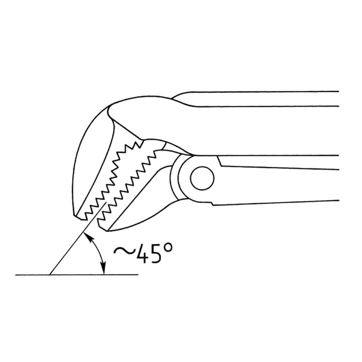 Heyco 01330001520 Elbow Pipe Wrenches, Swedish Pattern, Length-420mm