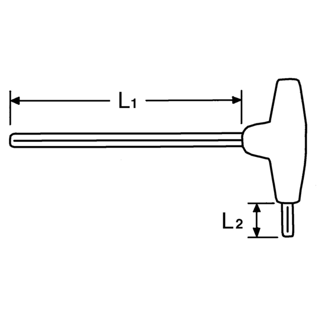 Heyco 01337004580 Hexagonal Head Wrenches for hexagon socket screws
