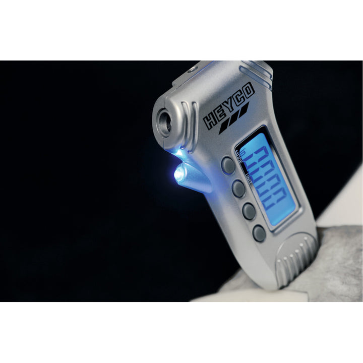 Heyco 01857000000 Digital Tyre Gauge with 3 function in sales display