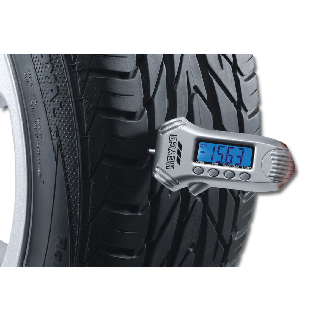 Heyco 01857000000 Digital Tyre Gauge with 3 function in sales display