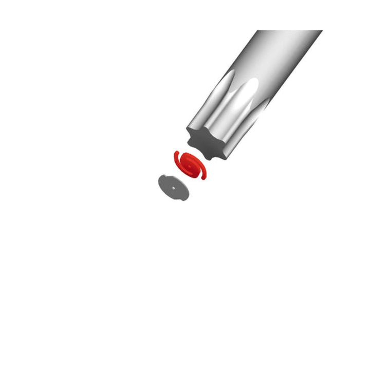 Wiha Tools 37190 Long Arm MagicSpring TORX L-Key Set, 7 Piece