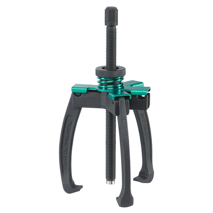 Heyco 02257000480 Pullers Continuously adjustable swivelling range by spring pressure