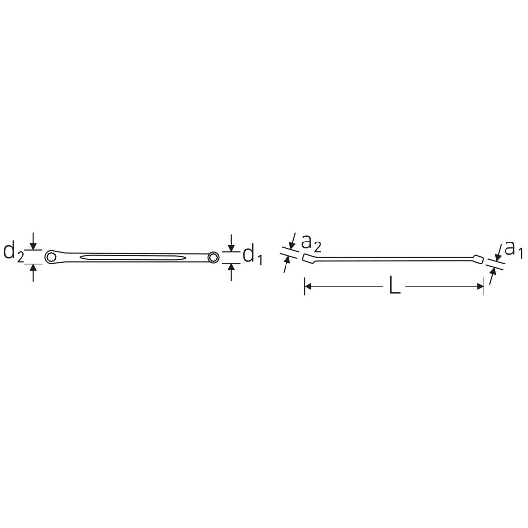 Stahlwille 41030911 220 Double ended ring Spanner