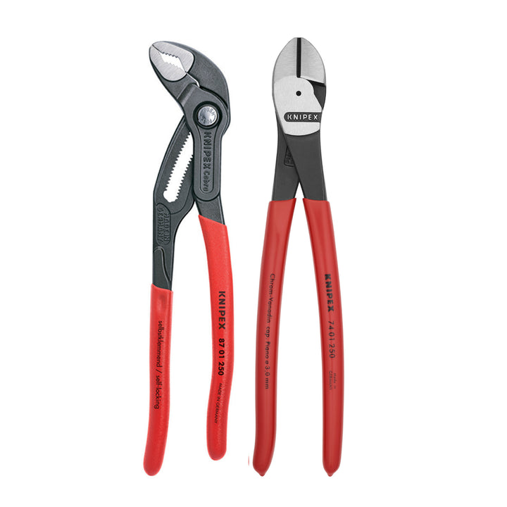 Knipex 9K 00 80 115 US 2 Pc Pliers Set With Keeper Pouch