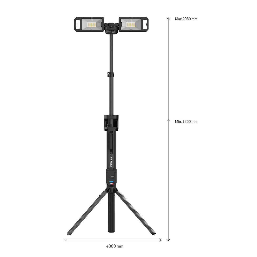 Scangrip 03.6105C Tower 5 Connect 5000 Lumen Floodlight With Integrated Tripod