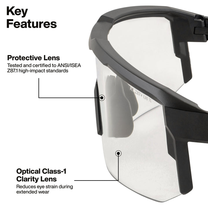 Klein Tools 03000 Blade Safety Glasses, Clear Lens