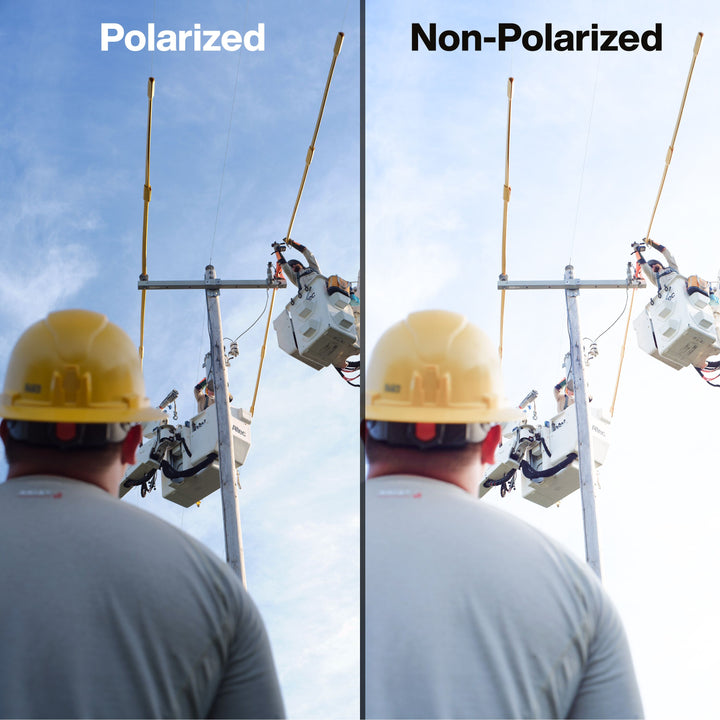 Klein Tools 03003 Polarized Blade Safety Glasses, Silver Lens