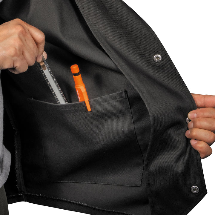 Klein Tools 03078 Flame-Resistant Welding Jacket, Large