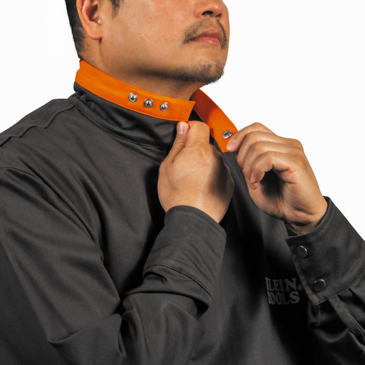 Klein Tools 03079 Flame-Resistant Welding Jacket, XL