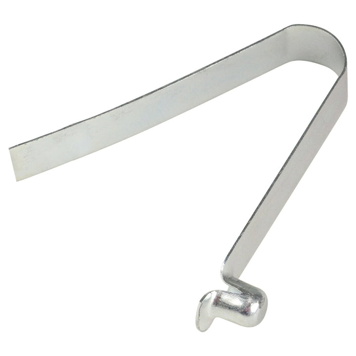 Kraft Tool CC336SO 6' Orange Powder Coated Aluminum Swaged Button Handle - 1-3/8" Diameter