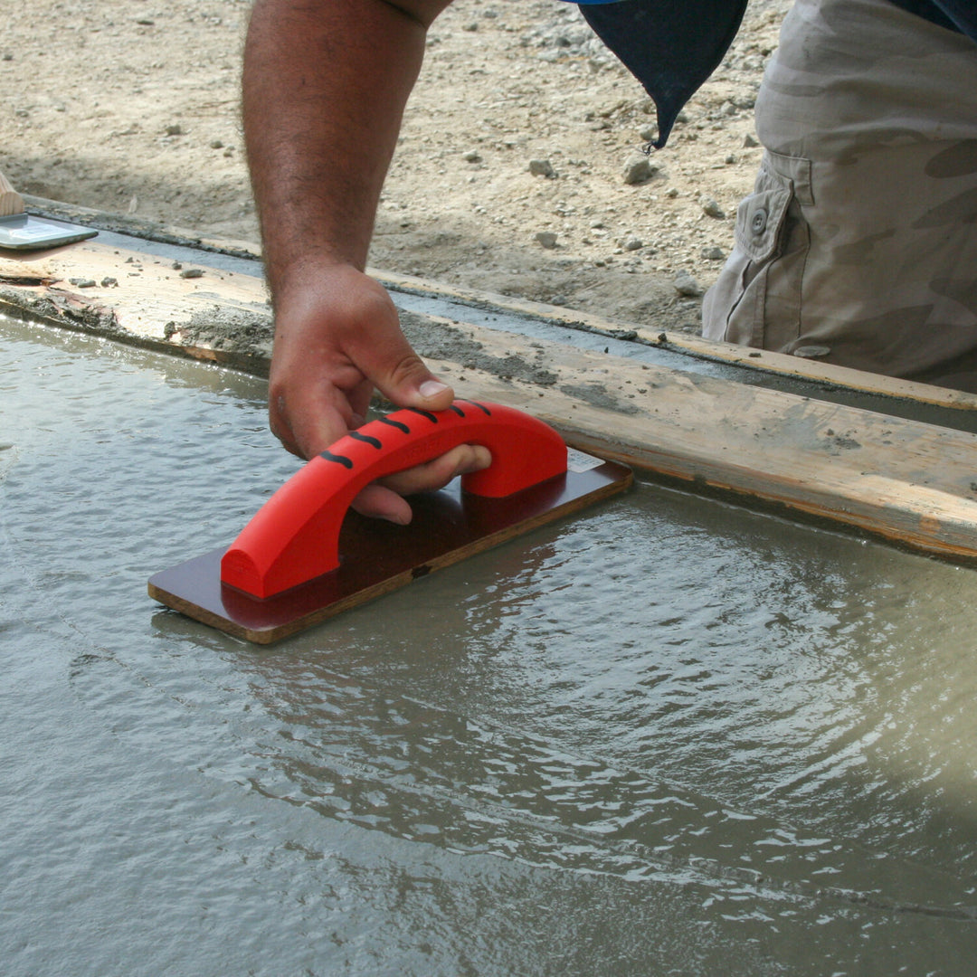 Kraft Tool CF505PF 16" x 3-1/2" Square End Laminated Canvas-Resin Hand Float with ProForm Handle