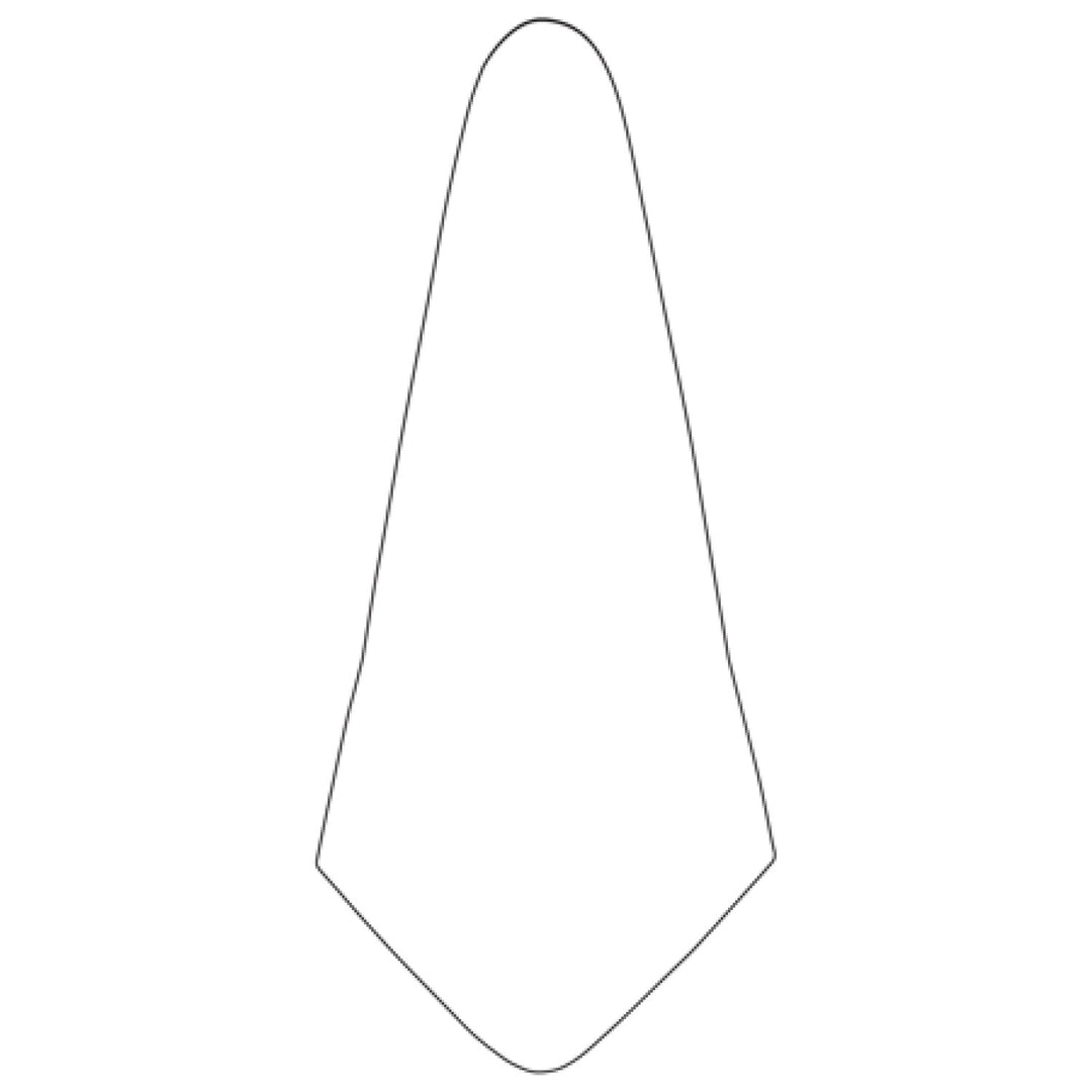 W.Rose RO118-10 10" Gauging Trowel with 5" Wood Handle