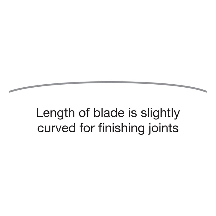 Kraft Tool DWE545 16" x 5" Elite Series Five Star Golden Stainless Steel Drywall Trowel with Wood Handle