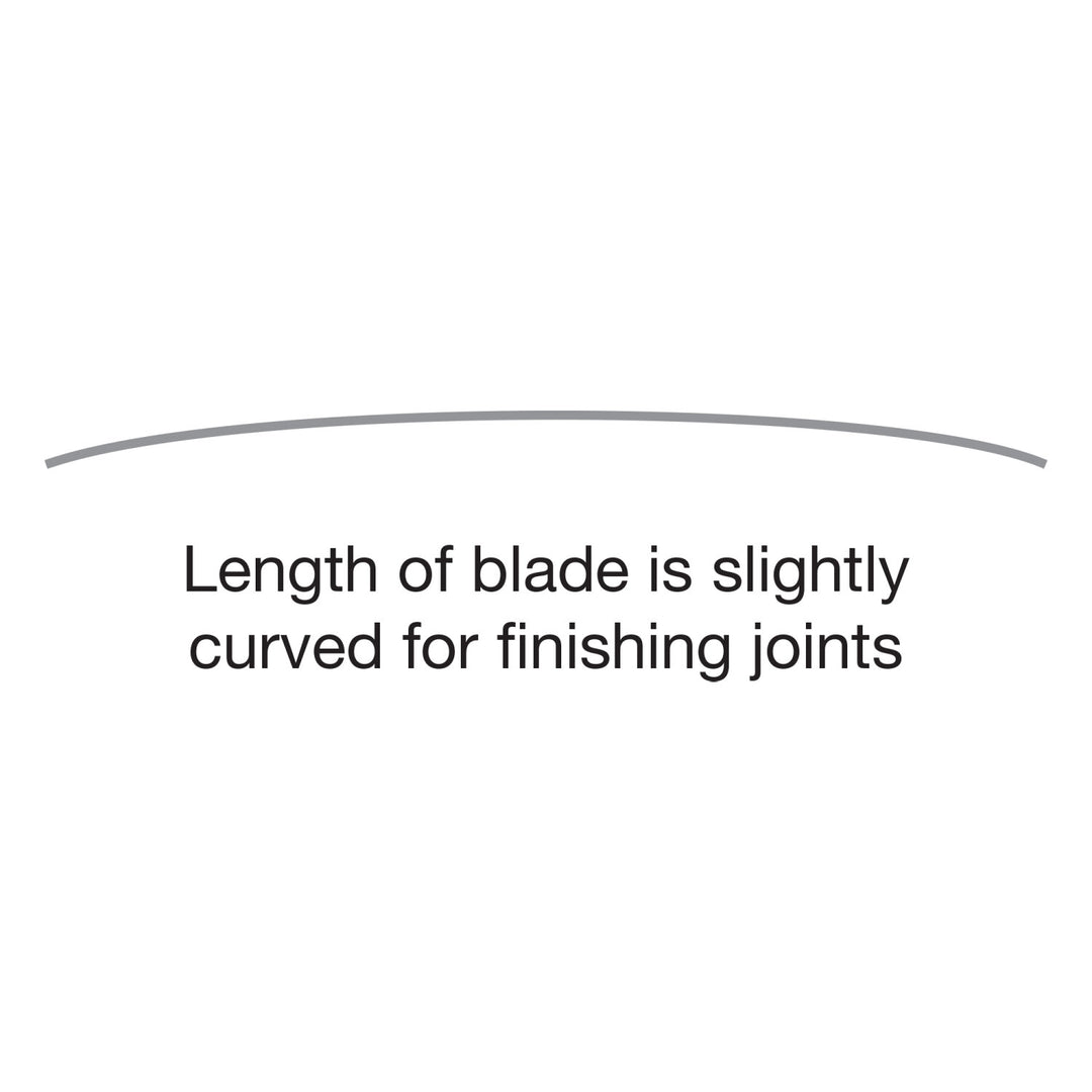 Kraft Tool DWE543PF 14" x 5" Elite Series Five Star Golden Stainless Steel Drywall Trowel with ProForm Handle