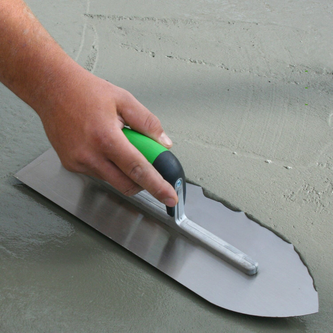 Kraft Tool HC121 Hi-Craft 14-1/4" x 4-11/16" Pointed Sword Trowel with Soft Grip Handle