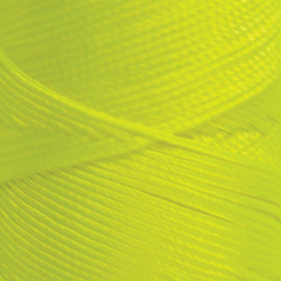 Kraft Tool BC359 Fluorescent Yellow Braided Nylon Mason's Line - 1,000' Tube