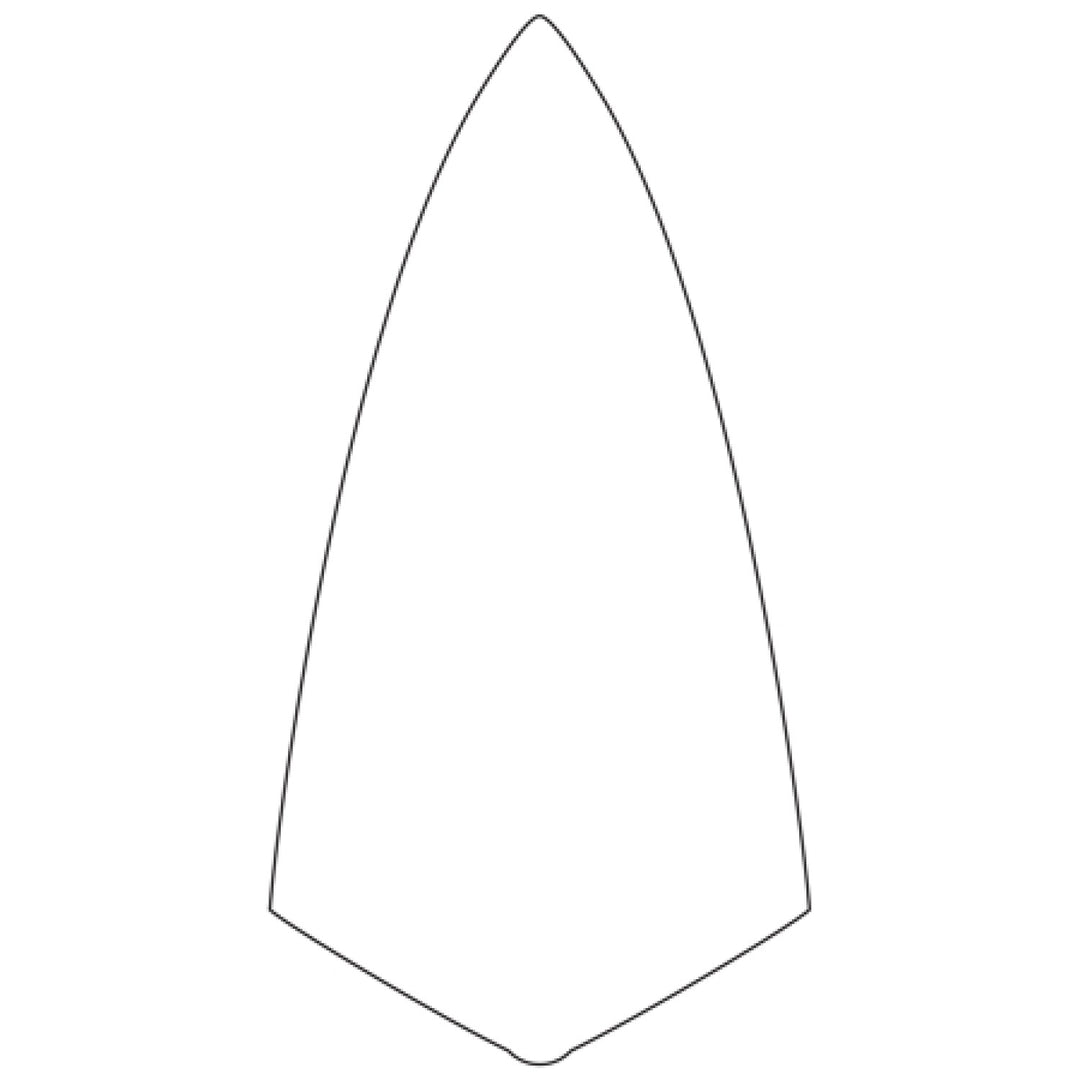 W.Rose RO1410-12-PK2 12" Philadelphia Brick Trowel with Plastic Handle