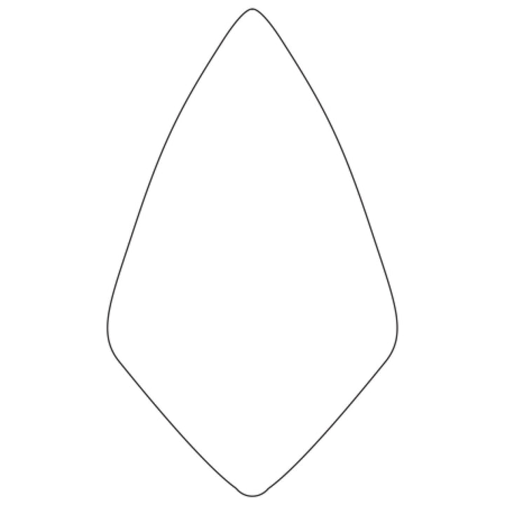 W.Rose RO1412-12L 12" Limber Wide London Trowel with Plastic Handle