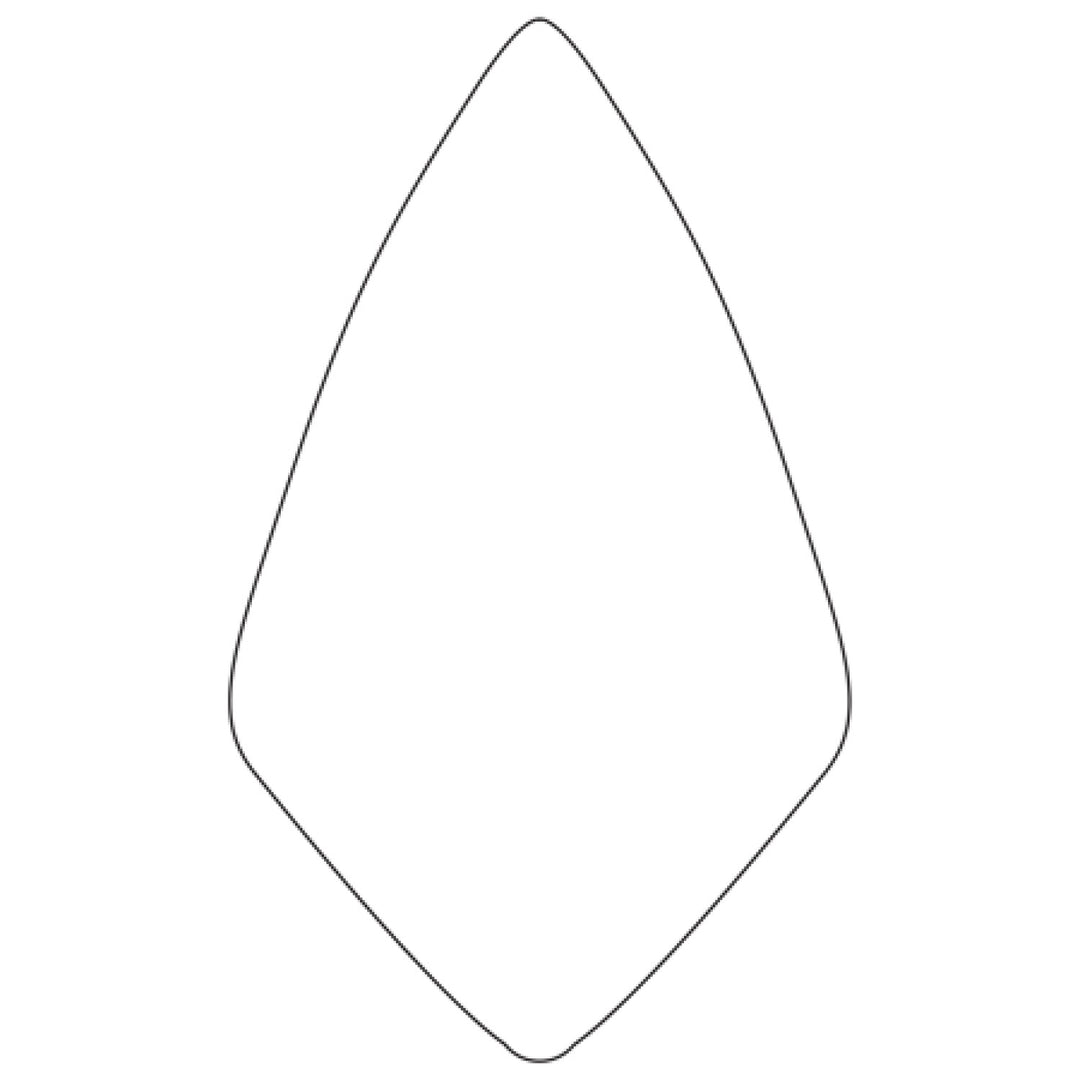 W.Rose RO1412-11 1/2 11-1/2" Wide London Brick Trowel with Plastic Handle