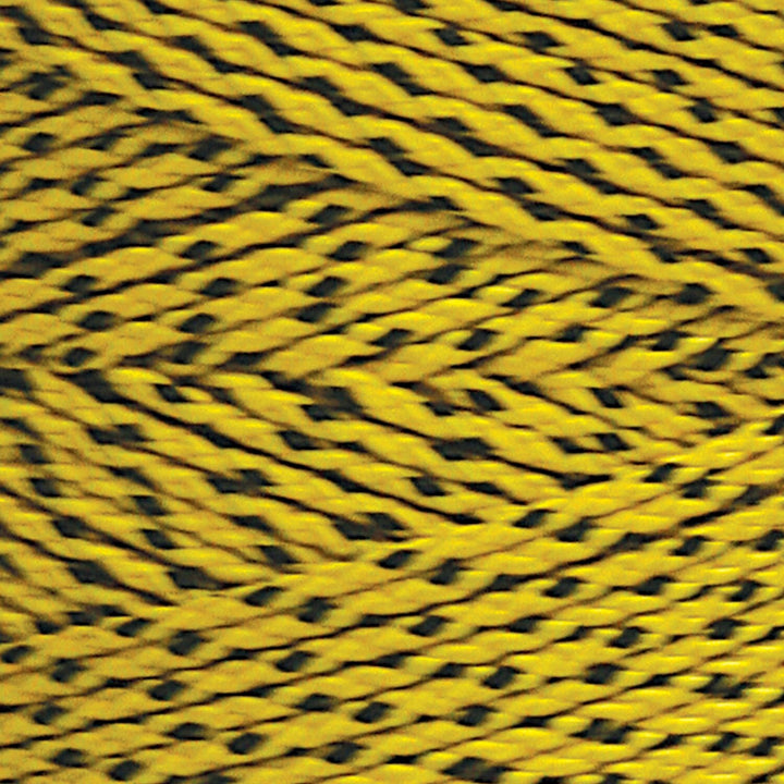 W. Rose RO685 Super Tough Bonded Braided Yellow & Black Nylon Mason's Line - 685'
