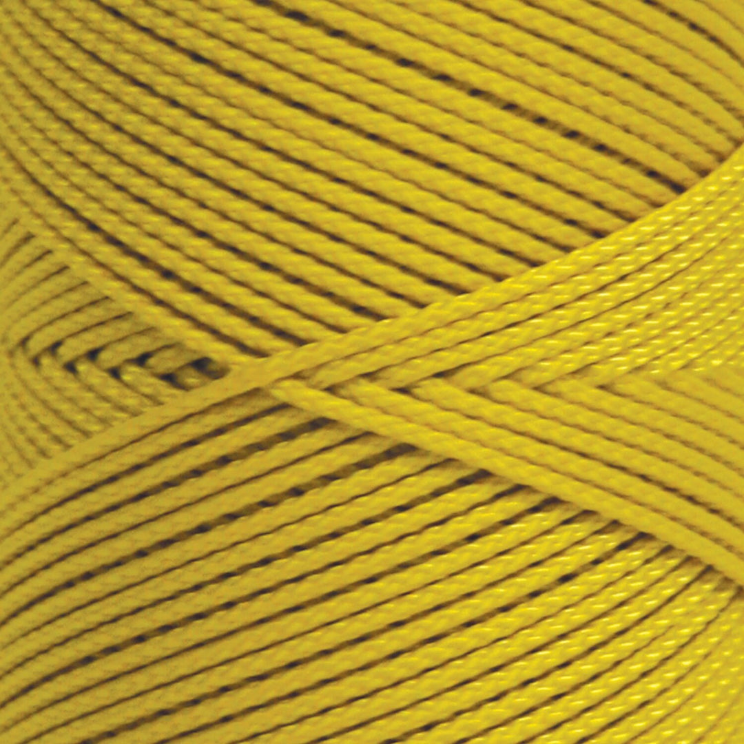 Kraft Tool BC342D Yellow Braided Nylon Mason's Line - 500' EZ-Winder Display (Qty 24)