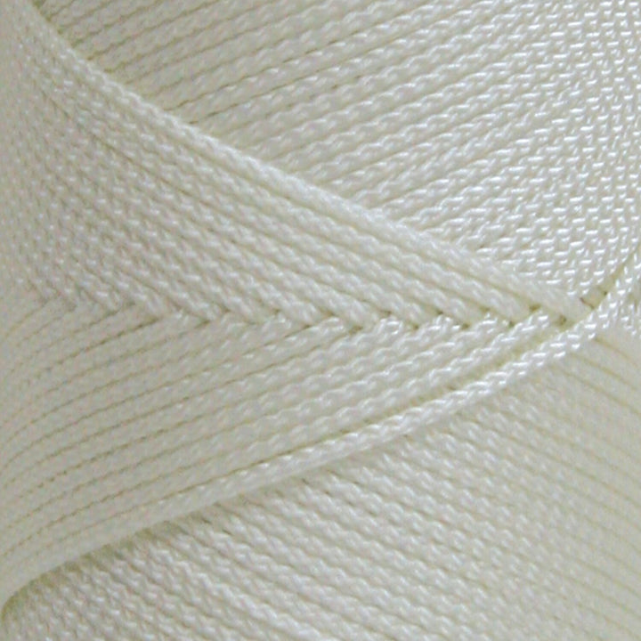 Kraft Tool BC336T White Braided Nylon Mason's Line - 250' Tube