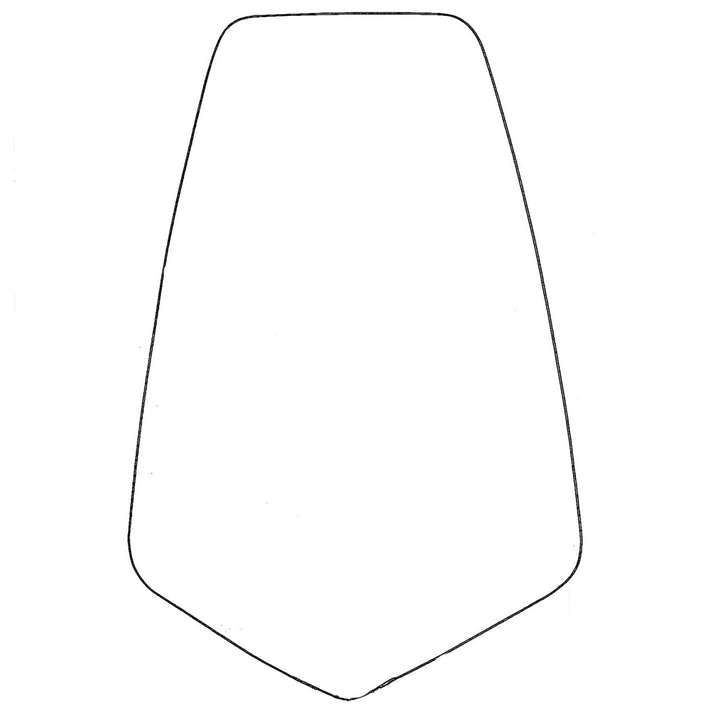 W. Rose RO6301 8” Bucket Trowel with 6" Wood Handle