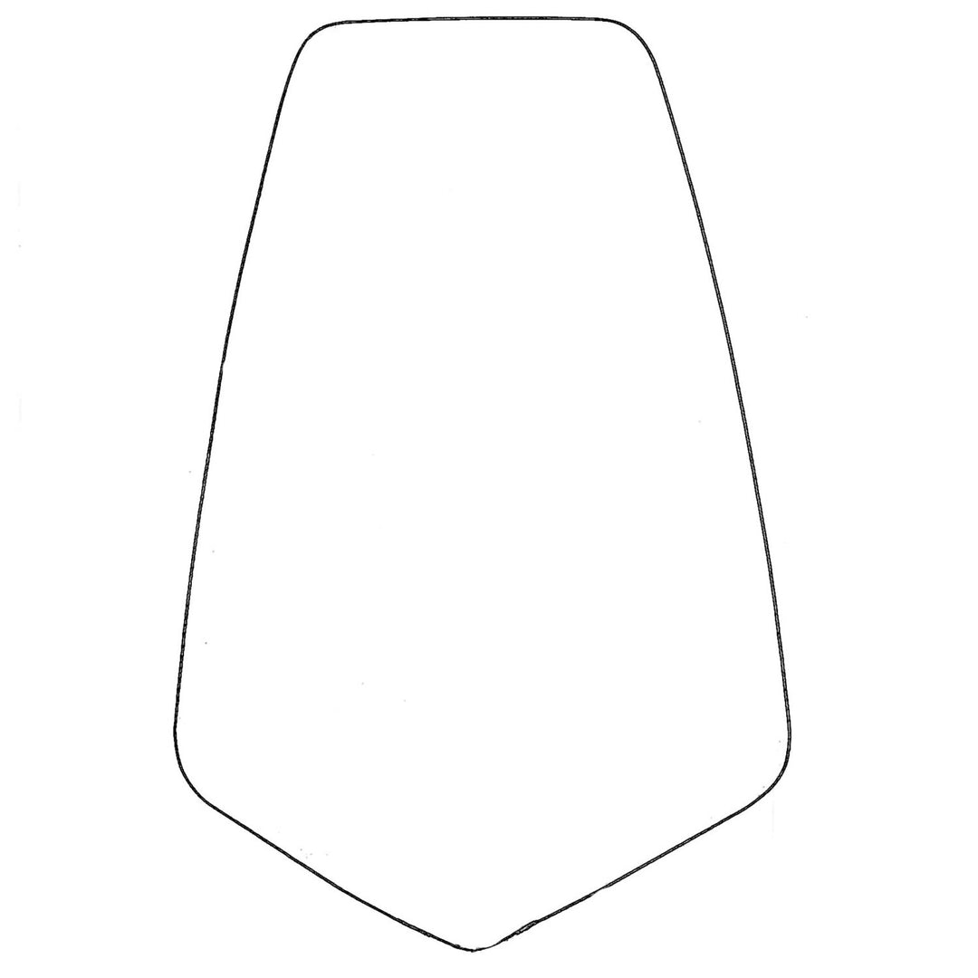 W. Rose RO6302 7-1/2” Mud Trowel with 6" Wood Handle