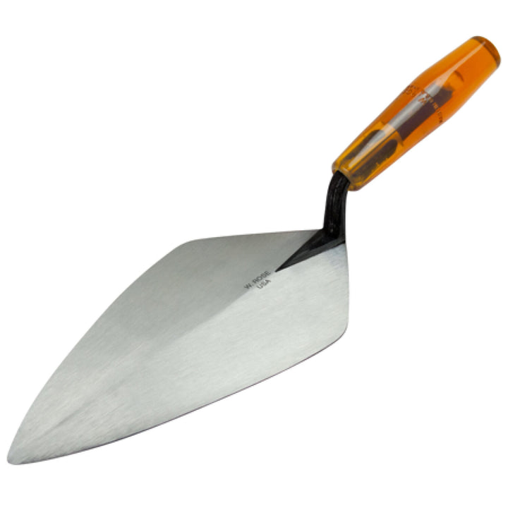 W.Rose RO1412-10 10” Wide London Brick Trowel with Plastic Handle
