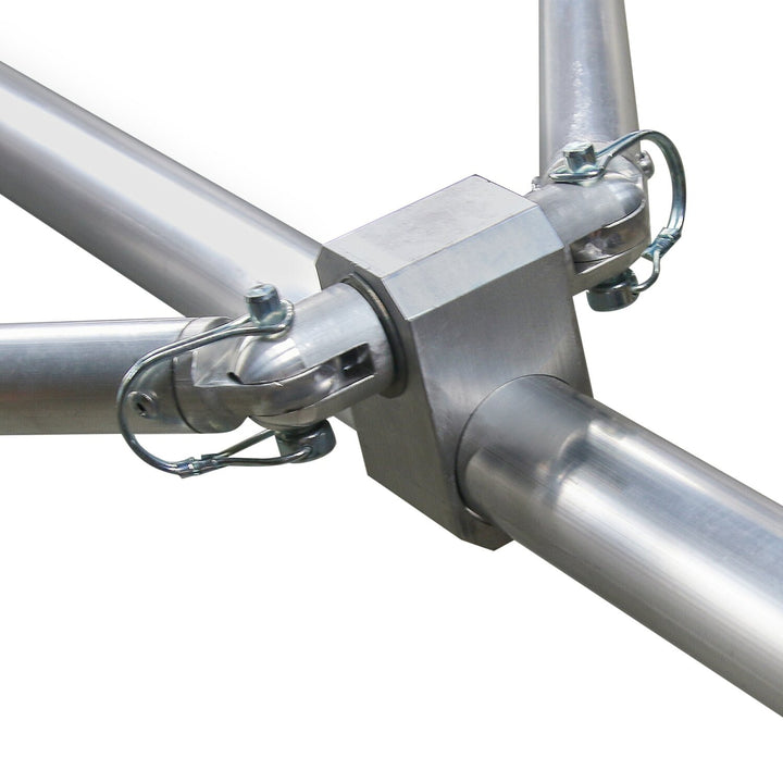 Kraft Tool CC708 8'x2"x4" Super Flat Paver's Magnesium Straightedge with Bracket, Braces, and Handle