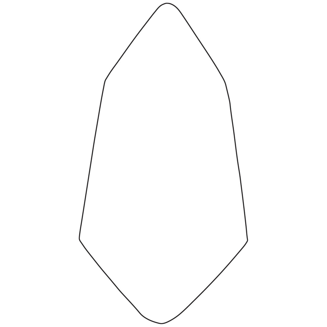 W. Rose RO75 7” Tile Trowel with 5" Wood Handle