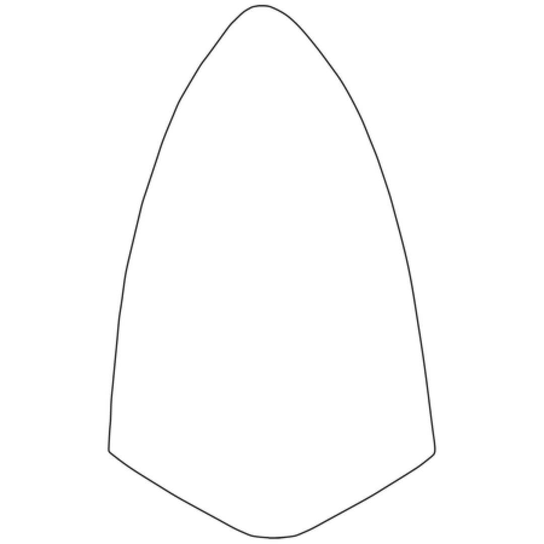 W.Rose RO55 7-1/2” Tile Trowel with 5" Wood Handle