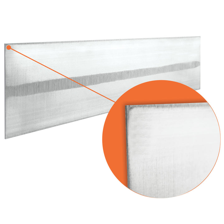 Kraft Tool CFE438 Elite Series Five Star 16" x 4" Carbon Steel Pool Trowel with Laminated Wood Handle on a Short Shank