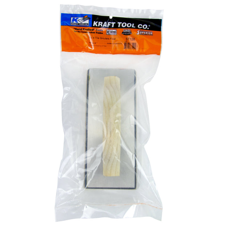 Superior Tile Cutter ST126 9-1/2" x 4" Tile Grouter's Float with Wood Handle