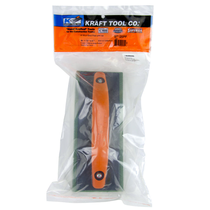 Superior Tile Cutter ST125PF 9-1/2" x 4" Grout Float with ProForm Handle