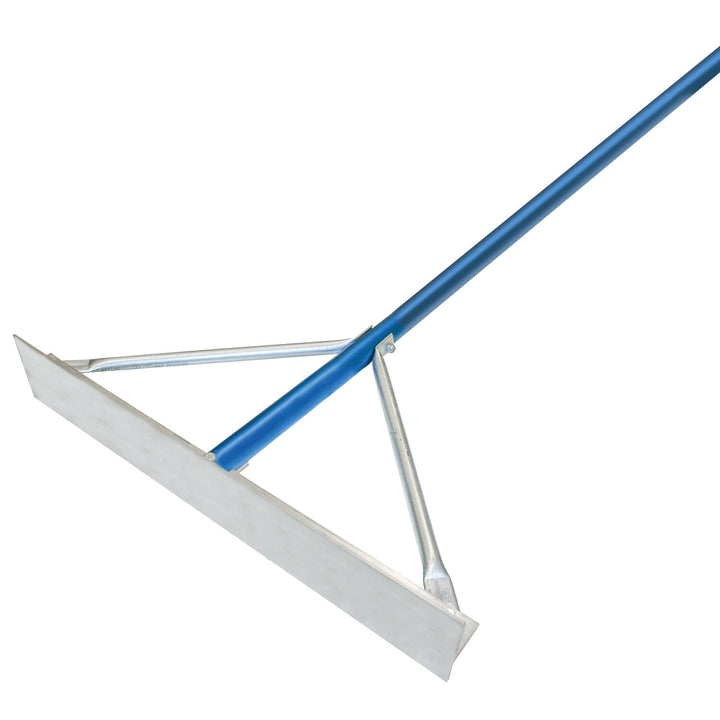 Kraft Tool GG626N 36" Magnesium Smooth Blade Asphalt Rake with 7' Aluminum Handle