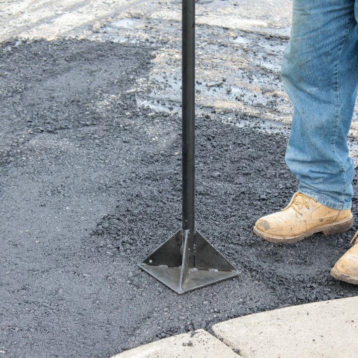 Kraft Tool CC921 8" x 8" All Steel Tamper