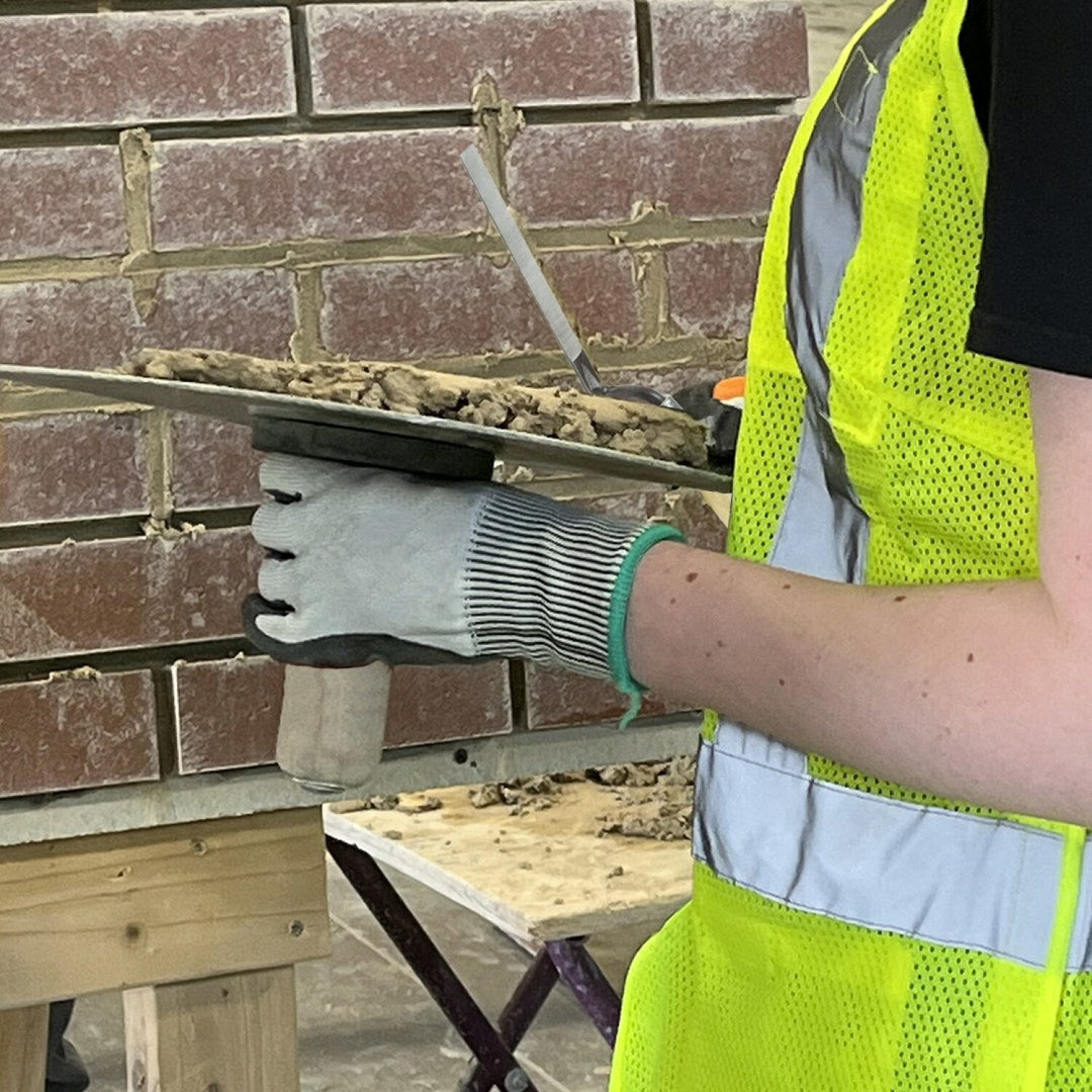 Kraft Tool PL261 10" x 10" Magnesium Hawk with Wood Handle