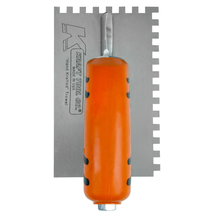 Superior Tile Cutter ST394PF 1/4" x 1/4" x 1/4" Square-Notch Midget Trowel with ProForm Handle