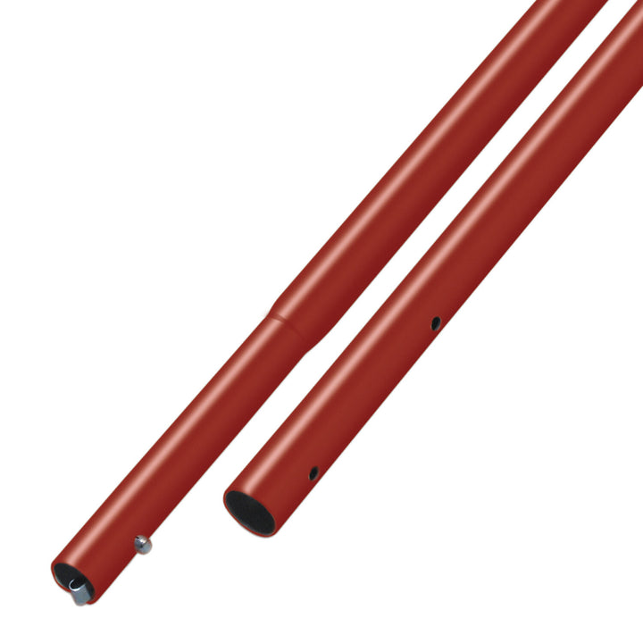Kraft Tool CC336SRC-PK3 6' Aluminum Swaged Button Handle 1-3/8" Dia. (Red Powder Coated) Sgl Btn Clip Must Order in Box Quantity NEW!