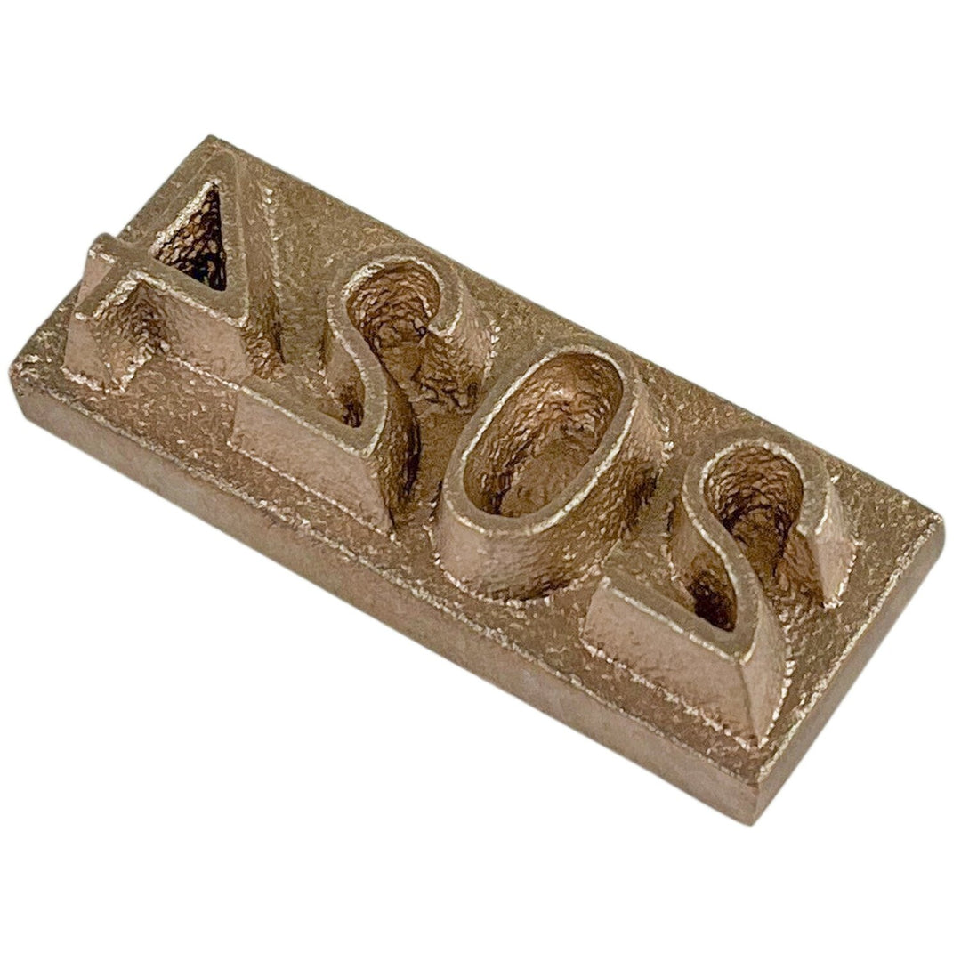 Kraft Tool CF400 Personalized Oval Name Stamp with Current Date Insert with Wood Handle