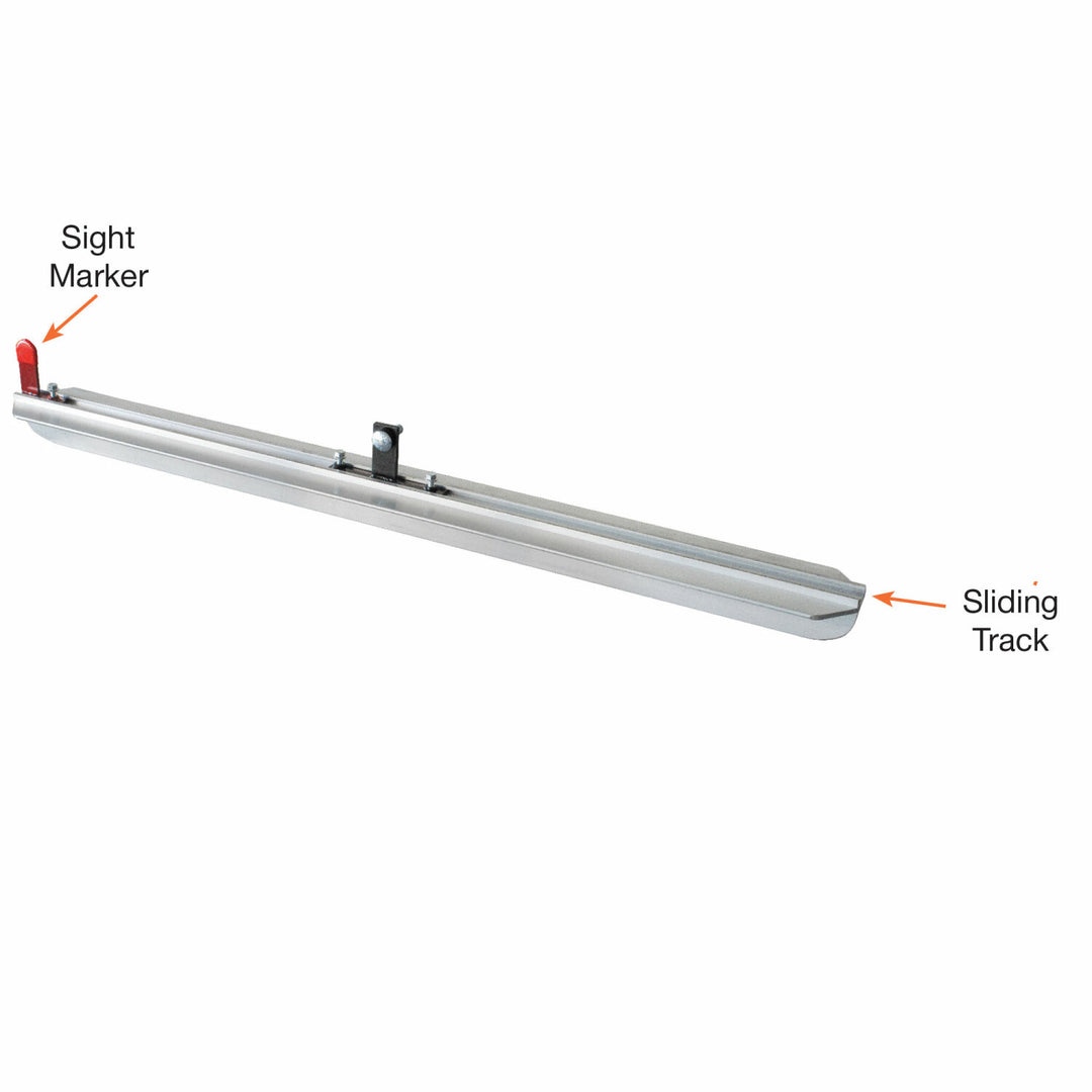 Kraft Tool CC005W-175 60" x 4" Straight Arrow Control Joint Groover with 1-3/4" Deep Bit