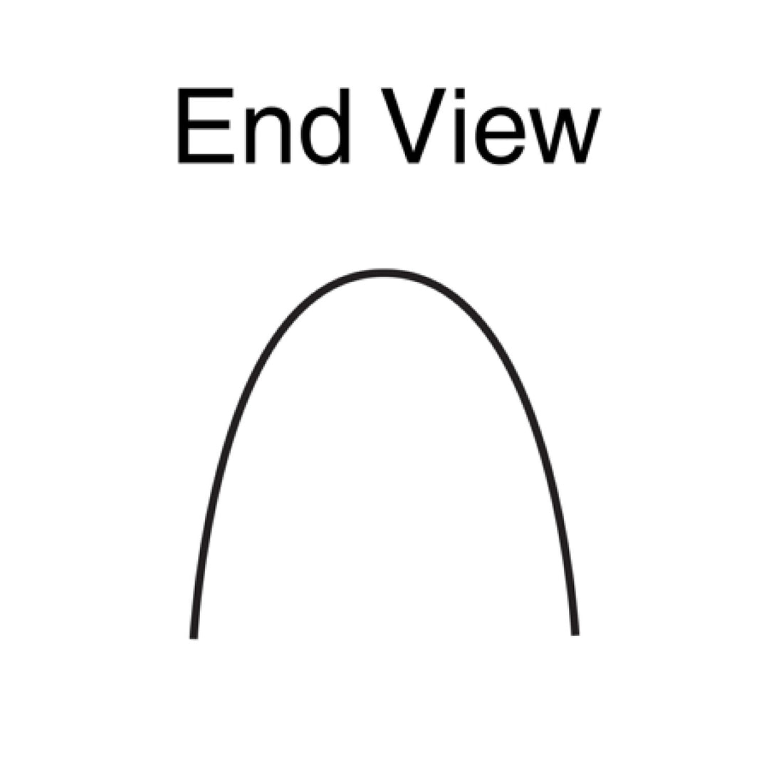 W.Rose RO5321-7/8x1 7/8" x 1" Concave Jointer