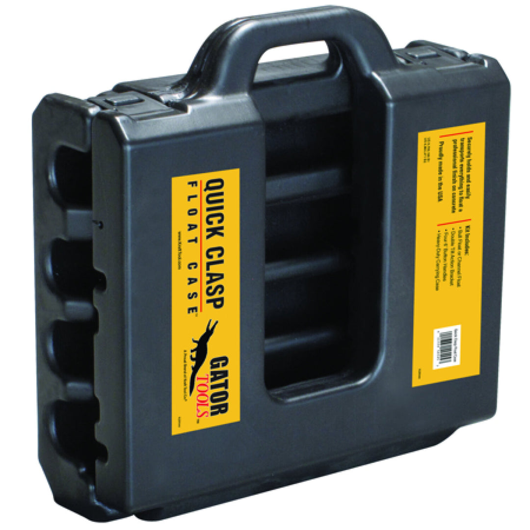 Gator Tools GF11270-138 Quick Clasp Float Case with 60" Square End Bull Float, Gator Glide Bracket, and (4) 6' 1-3/8" Button Handles
