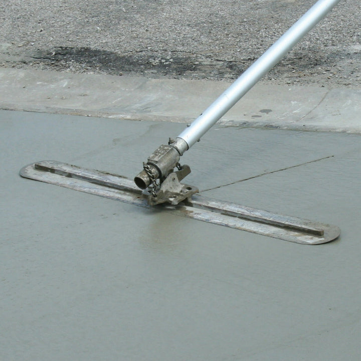 Kraft Tool CC830-01 24" Round End Carbon Steel Fresno Trowel Blade