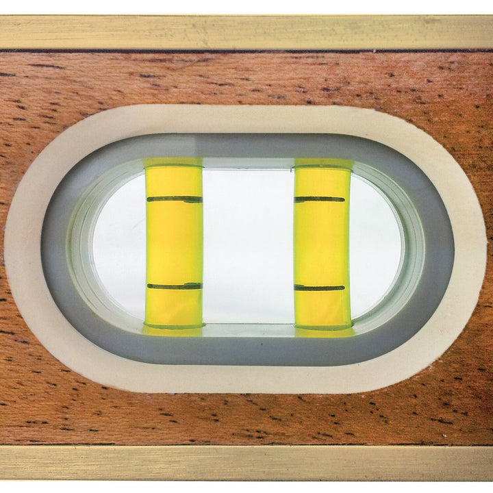 Sands Level & Tool SL12AB24 24” Professional Brass Bound Mahogany Level (6 Vials)