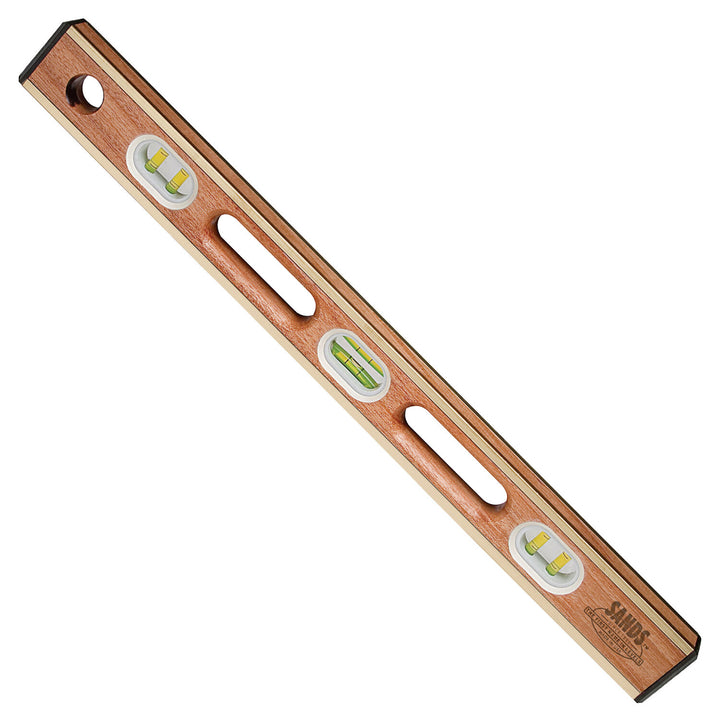 Sands Level & Tool SL12AB24C 24" Professional Brass Bound Level with Case